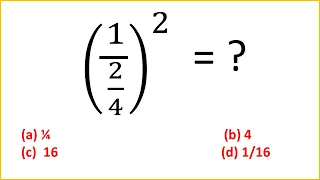 A weird looking basic math problem on fraction