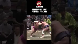 Terunofuji s First Defeat as Yokozuna | Sumo Shorts #sumo