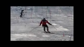 SLALOM technique demonstrated by a J-3 racer (compilliation by coach greg www.youcanski.com)