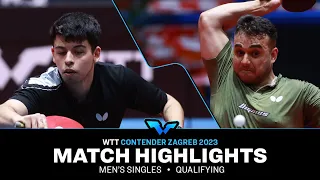 Nicolas Burgos vs Amir Hossein Hodaei | MS Qual | WTT Contender Zagreb 2023