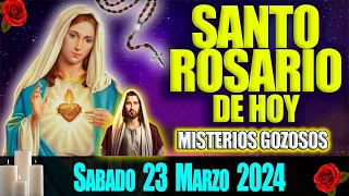 🌹 SANTO ROSARIO DE HOY SABADO 23 DE MARZO 2024 🌹 MISTERIOS GOZOSOS 🌹 ROSARIO ES MI ORACION DIARIA