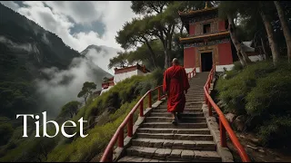 Tibet - Relaxing Piano Music for Study, Work, Yoga or Sleep, Romantic music and stress relief