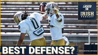 Notre Dame's defense makes statement in jersey scrimmage: ‘One of the BEST defenses in the country!’