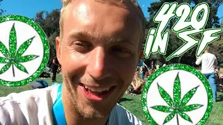 Getting HIGH AF (legally) at 4/20 Festival Hippie Hill Golden Gate Park