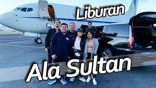Pergi ke amerika naik private jet sultan