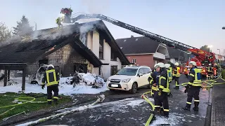 Wohnhausbrand Herschbach bei Selters / Westerwald 30.04.23