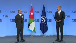 NATO Secretary General with the King of the Hashemite Kingdom of Jordan🇯🇴, 05 MAY 2021