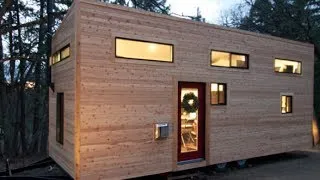 Couple Builds Own Tiny House on Wheels in 4 Months for $22,744.06- "hOMe" FULL TOUR