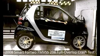 2008-2011 Smart Fortwo FMVSS 208 Unbelted Frontal Crash Test