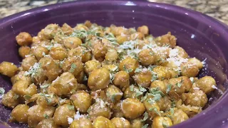 Awesome Air Fried Chickpeas Snack