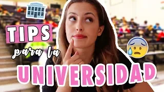 TIPS para la UNIVERSIDAD + ¿Cómo SOBREVIVIR al PRIMER AÑO?|| Lalia Benchelef