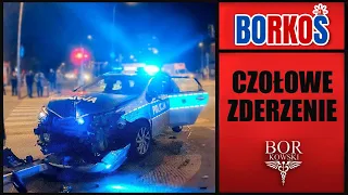 CZOŁOWE ZDERZENIE RADIOWOZU