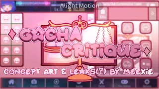 Gacha Critique Mod !! 💗// New gacha mod!! //Leaks & Concept art //