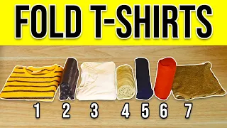 7 Clever Ways to Fold T-Shirts (Fast and Space-Saving)