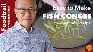 How to make tasty and healthy Chinese porridge at home | fish porridge | fish congee