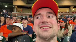 Astros fan reaction (Live from Minute Maid Park) Yankees 7 Astros 1