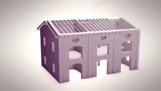 Cinema 4D Building House Animation [RDX Graphics]