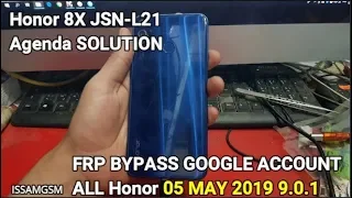 Bypass Google Account Honor 8X JSN-L21 | JSN-L21 Android 9.0.1 Solution 2