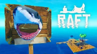 Huge ANCHOR Trophy SHARKS and the Rescue of max's Survival in the OCEAN with TV Funny Games RAFT #7
