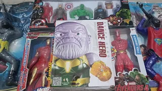unboxing superhero toys thanos spider man iron man captain america toys