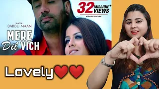 Mere Dil Wich | Babbu Maan | Punjabi Song | Reaction | Royal Harshita |