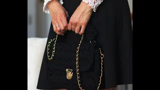 ნაწნავისებური უზორის კლასიკური ჩანთა ყაისნაღით. ნაწილი II. Baguette bag with woven pattern. Part II.