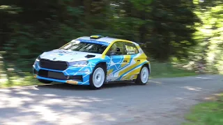 Test Barum Czech Rally Zlin 2023 | Skoda Fabia RS Rally2 | Action by Oes Team