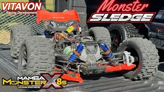 Traxxas Sledge (Monster Build, Castle 1650kv)