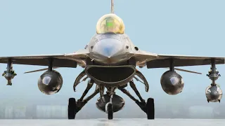 F-16 Fighting Falcon Fighter Jet Conducts Historic First Flight with 122nd Fighter Wing