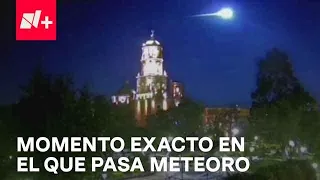 Captan meteoro cruzando el cielo de México - Despierta