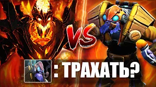 КУРСЕД ИГРАЕТ НА СФЕ ПРОТИВ ЗАДРОТА НА ТИНКЕРЕ В ПОТНОЙ КАТКЕ / ZXCURSED SHADOW FIEND VS TINKER