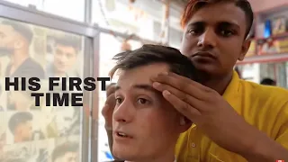 This Nepali Barber CRACKED my Whole Body!