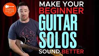 2 BEGINNER TIPS to make your guitar solos sound BETTER