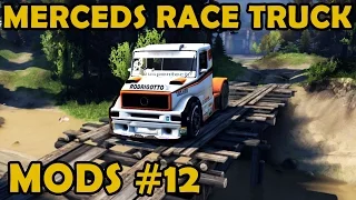 Spin Tires|Mod Review #12 - Mercedes Benz Race Truck