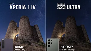 Sony Xperia 1 IV vs Samsung Galaxy S23 Ultra Camera Test