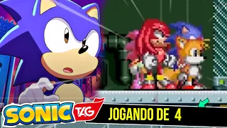 Sonic para se jogar de 4 jogadores - Sonic Tag Team #shorts