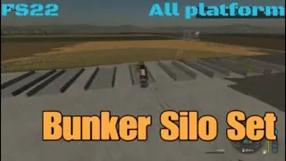Bunker Silo Set / New mod for all platforms on FS22