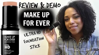 REVIEW + DEMO | NEW Makeup Forever Ultra HD Foundation Stick | NaturallyCurlyQ