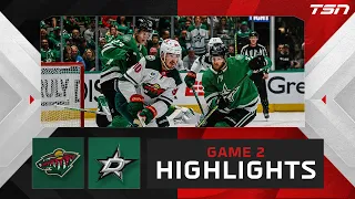 FULL HIGHLIGHTS: Game 2 - Minnesota Wild vs. Dallas Stars