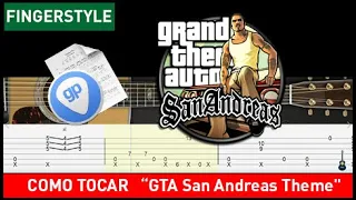 Como tocar GTA San Andreas - Theme (Fingerstyle TAB)