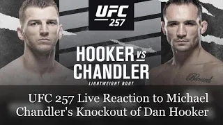 UFC 257 Live Reaction to Michael Chandler's Knockout of Dan Hooker