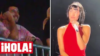 La emoción de Sebastián Yatra al escuchar cantar a Aitana en el primer concierto de su gira