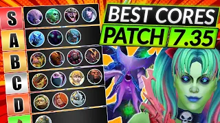 NEW CORE HERO TIER LIST Patch 7.35 - BEST CARRY HEROES for Every Role - Dota 2 Meta Guide