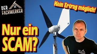 Warum Kleinwindkraftanlagen NICHT funktionieren!