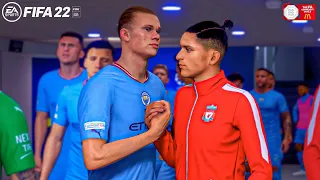 FIFA 22 PS5 | Manchester City Vs Liverpool Ft. Haaland, Nunez, | FA Community Shield 2022 | Gameplay