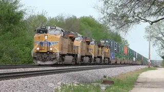 STACK AND MANIFEST TRAINS THROUGH LA FOX IL