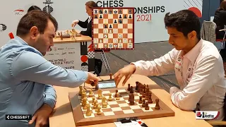 Did he let go or no? | Shakhriyar Mamedyarov vs Vidit Gujrathi | World Blitz 2021