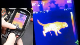 VEVOR SC240M handheld thermal camera sees back in time and in the dark. Outstanding performance!