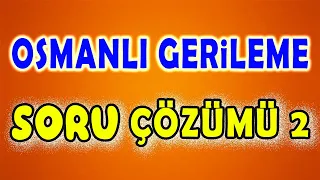 Osmanlı Gerileme Dönemi 2 / Değişim ve Diplomasi - Soru Çözümü - KPSS YKS MSÜ Tarih 2024