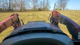 Rk55 tractor brush hogging